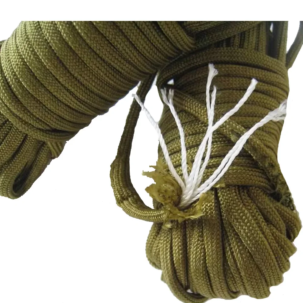 Parachute Nylon Rope Outdoor Rope Tool 7 M Umbrella Rope High Strength Nylon Rope Outdoor Tent Rope