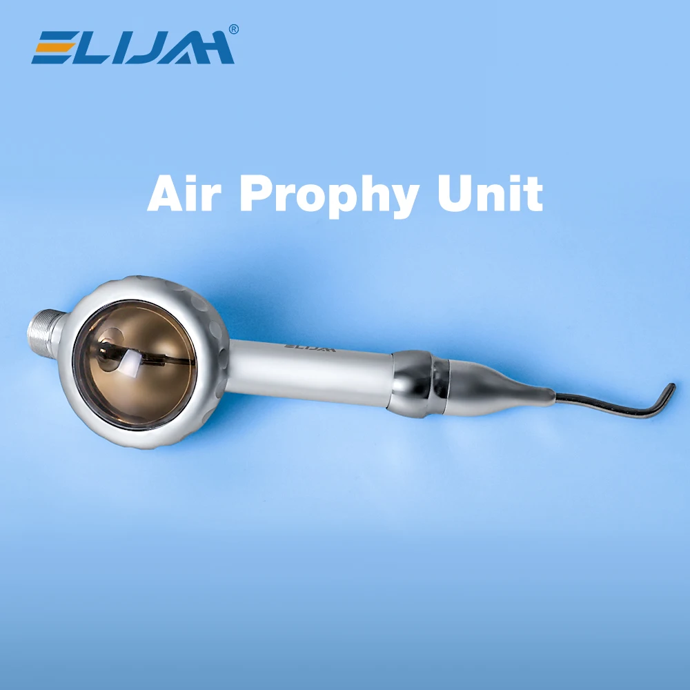 

ELIJAH Dental Teeth Whitening Spray Dental Air Driven Polisher Tooth Cleaning Sand Blasting Machine Dentistry Lab Equipment