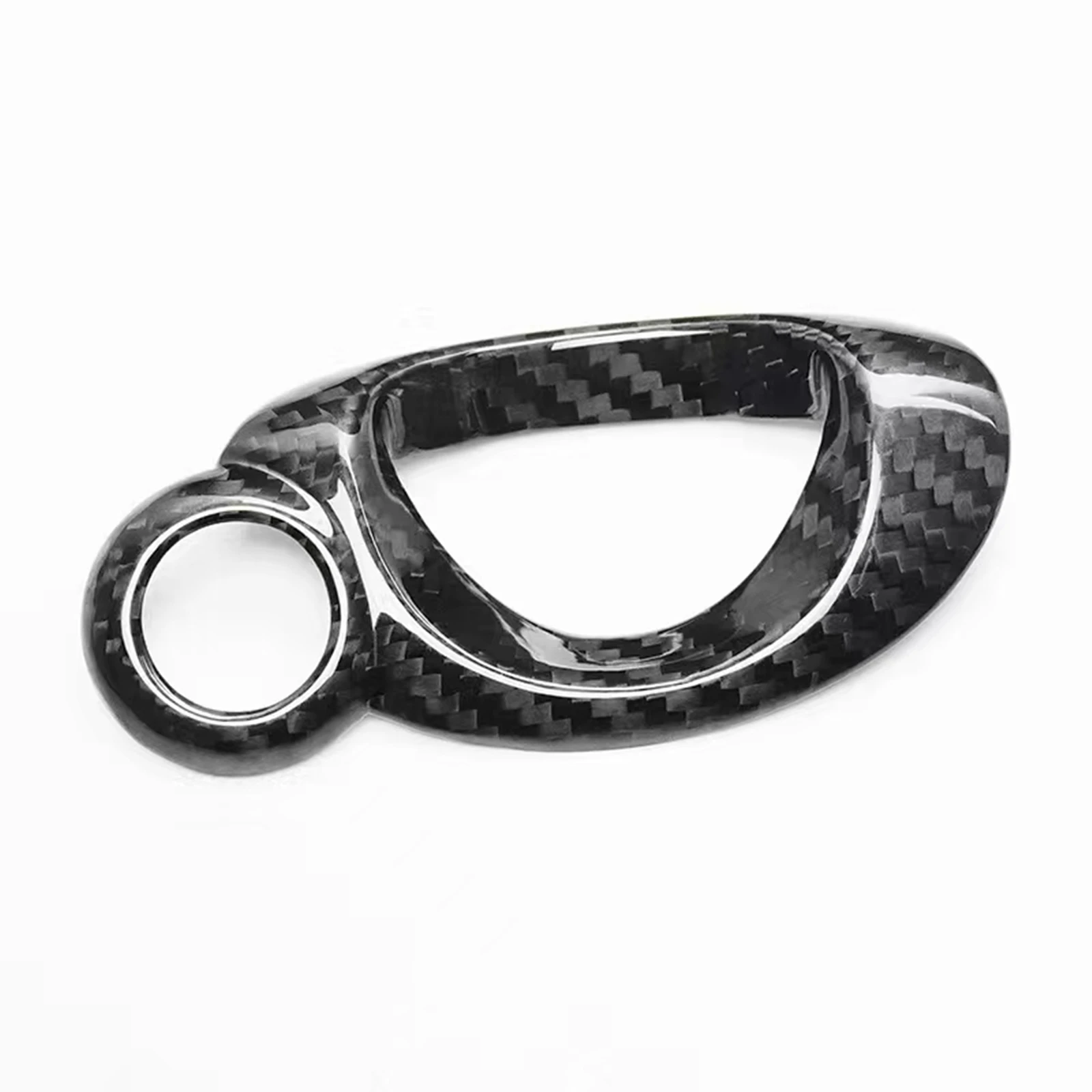 Pop For Mini Cooper JCW S One R54 R55 R56 R57 R58 R59 R60 R61 Carbon Fiber Interior Engine Start Stop Switch Button Panel Cover