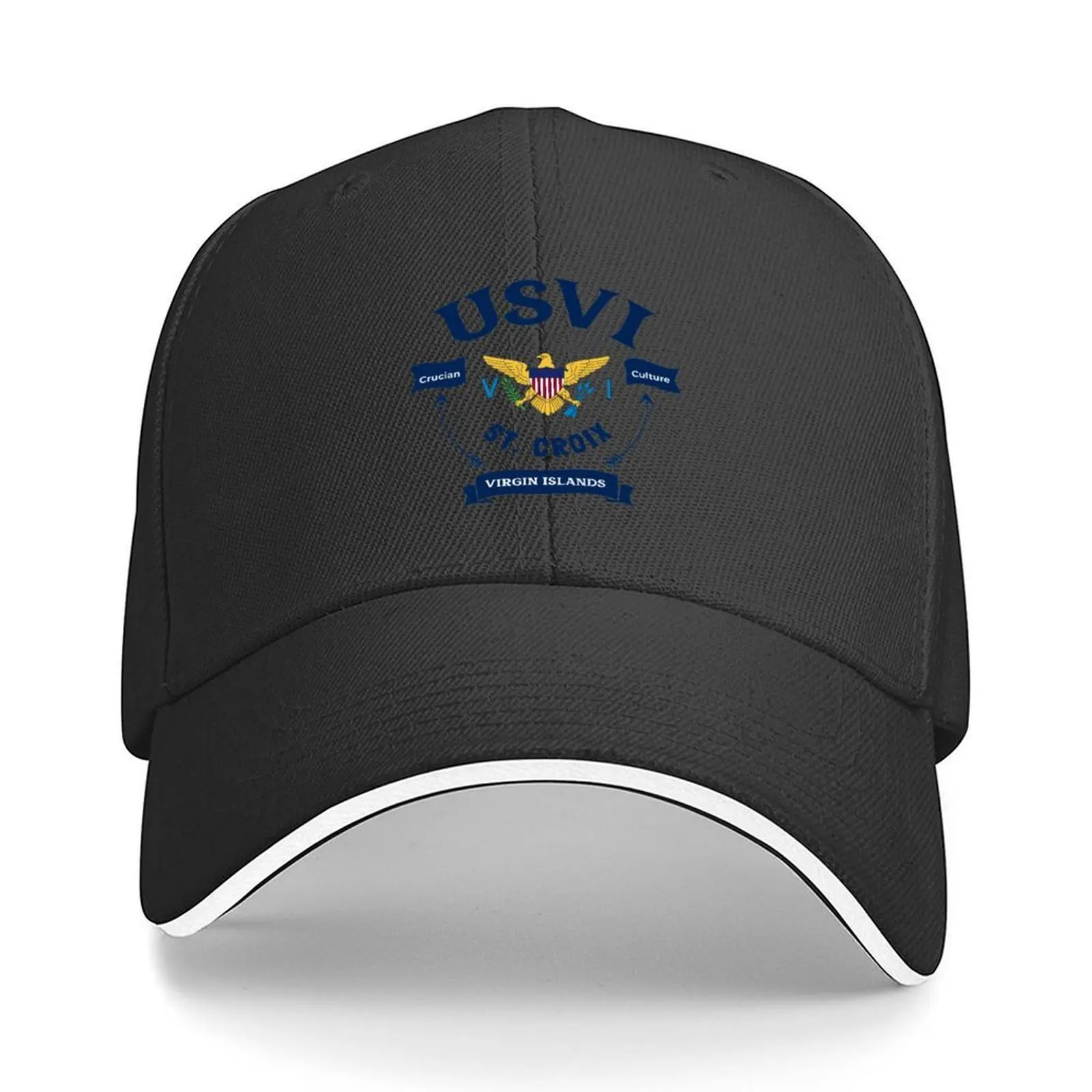 

US Virgin Islands Flag St. Croix USVI Tropical Baseball Cap luxury caps Ball Cap Rugby Woman Hats Men's