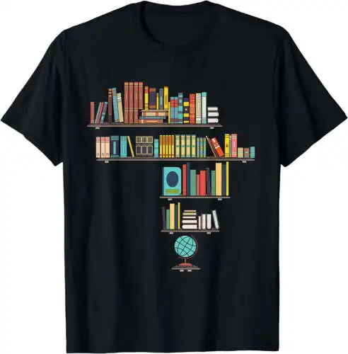 Cool African Map Art For Men Women African Library Reader T-Shirt