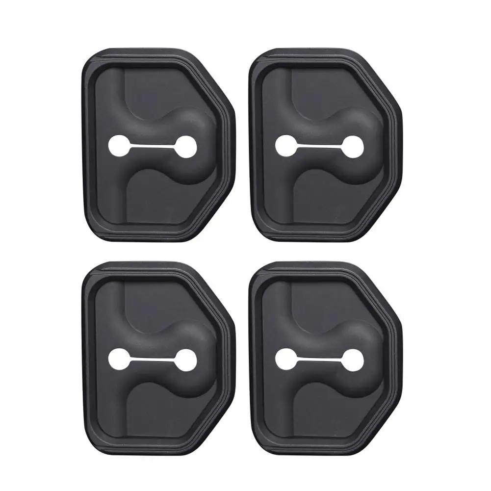 4PCS Silicone Car Door Lock Buckle Anti-collision Protector Cover For Volvo EX30 S60/90 XC40 60 90 V40 60 90 Styling Accessories