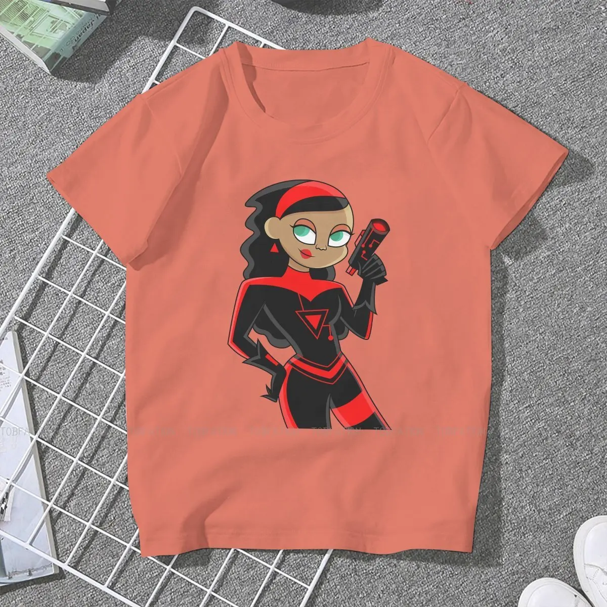 Danny Phantom  Cartoon Women T Shirt Valerie Gray Female Tops Harajuku Kawaii Tees Ladies 4XL Oversized Tshirt