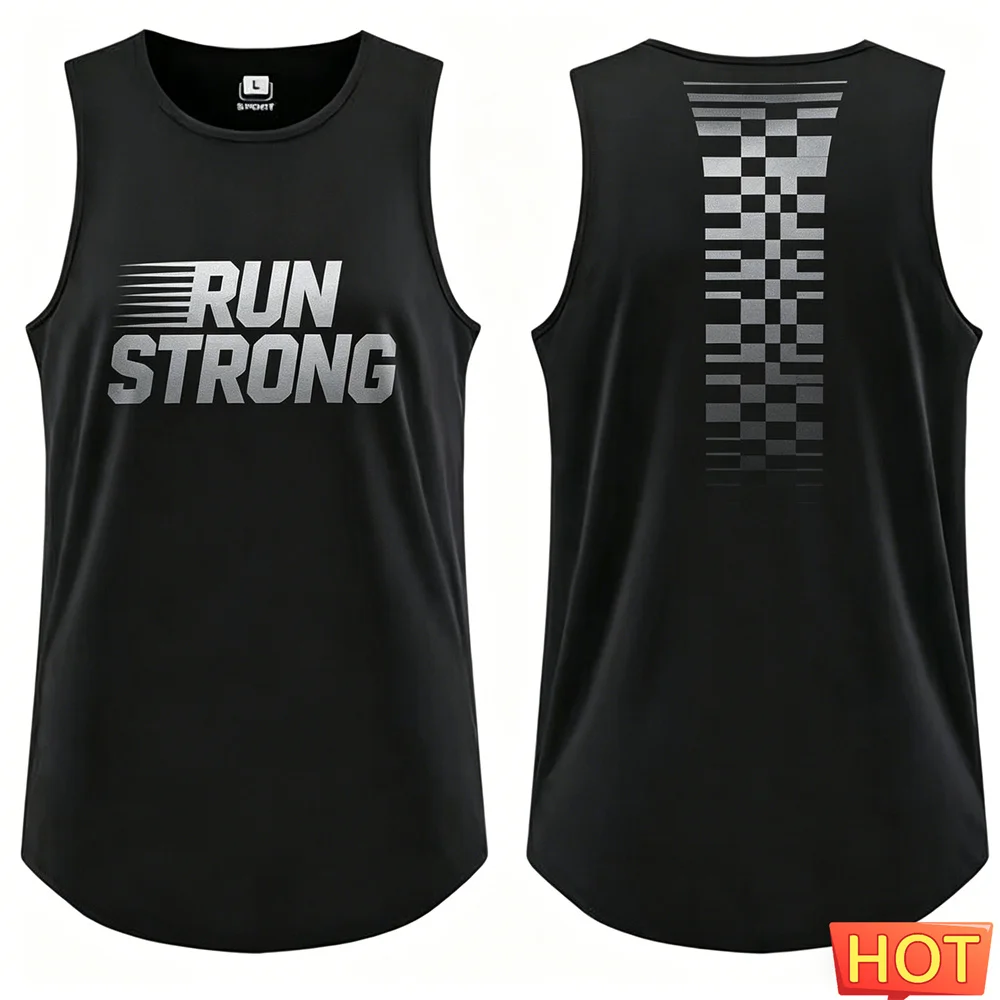 Herrenweste Sommer Rundhals Sport Laufshirt Mesh Herren-Oberteil Tägliche Urban Fashion Kurzarm Freizeitshirt Herren T-Shirts Tanktops