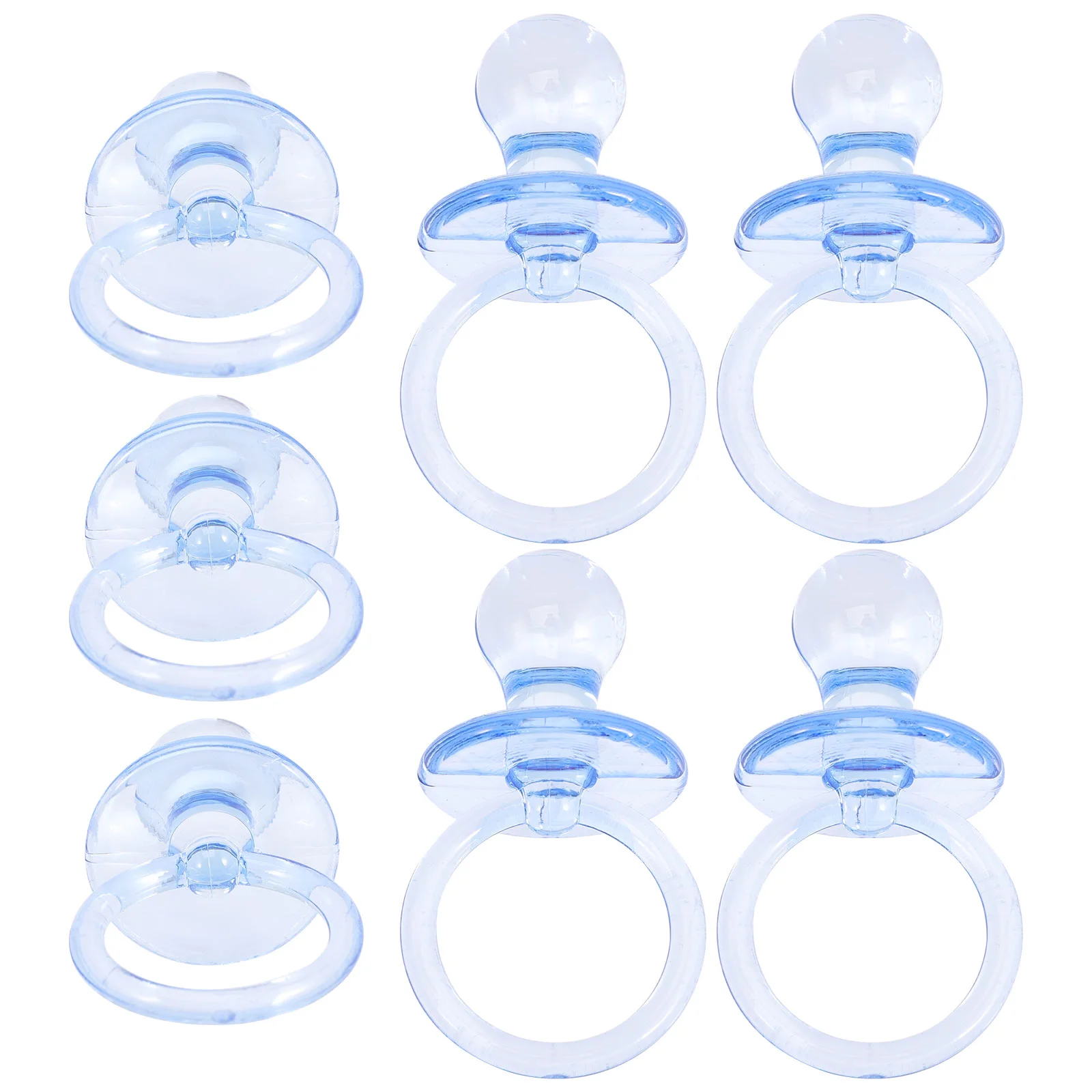 20 Pcs Pacifier Charm Baby Shower Games for Boy Boys Prizes Decor Girls Supplies Favors Winners Pacifiers