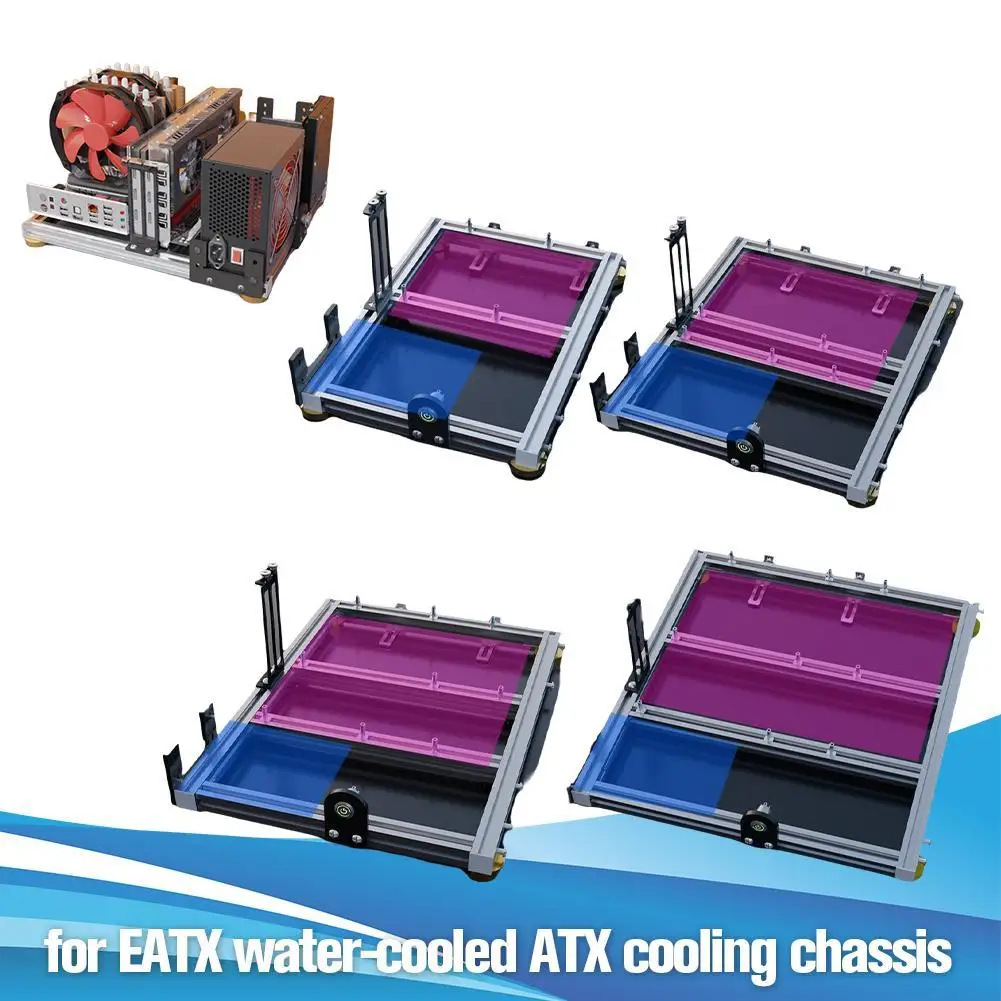 

Открытое шасси EATX с водяным охлаждением ATX, большое охлаждающее шасси из алюминиевого сплава для охлаждающего шасси ATX с водяным охлаждением Open EATX