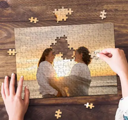 35/300/1000pcs Personalized Custom Photo Puzzle Friend Upload Photo Customized Photo Personalised Decompression Puzzles