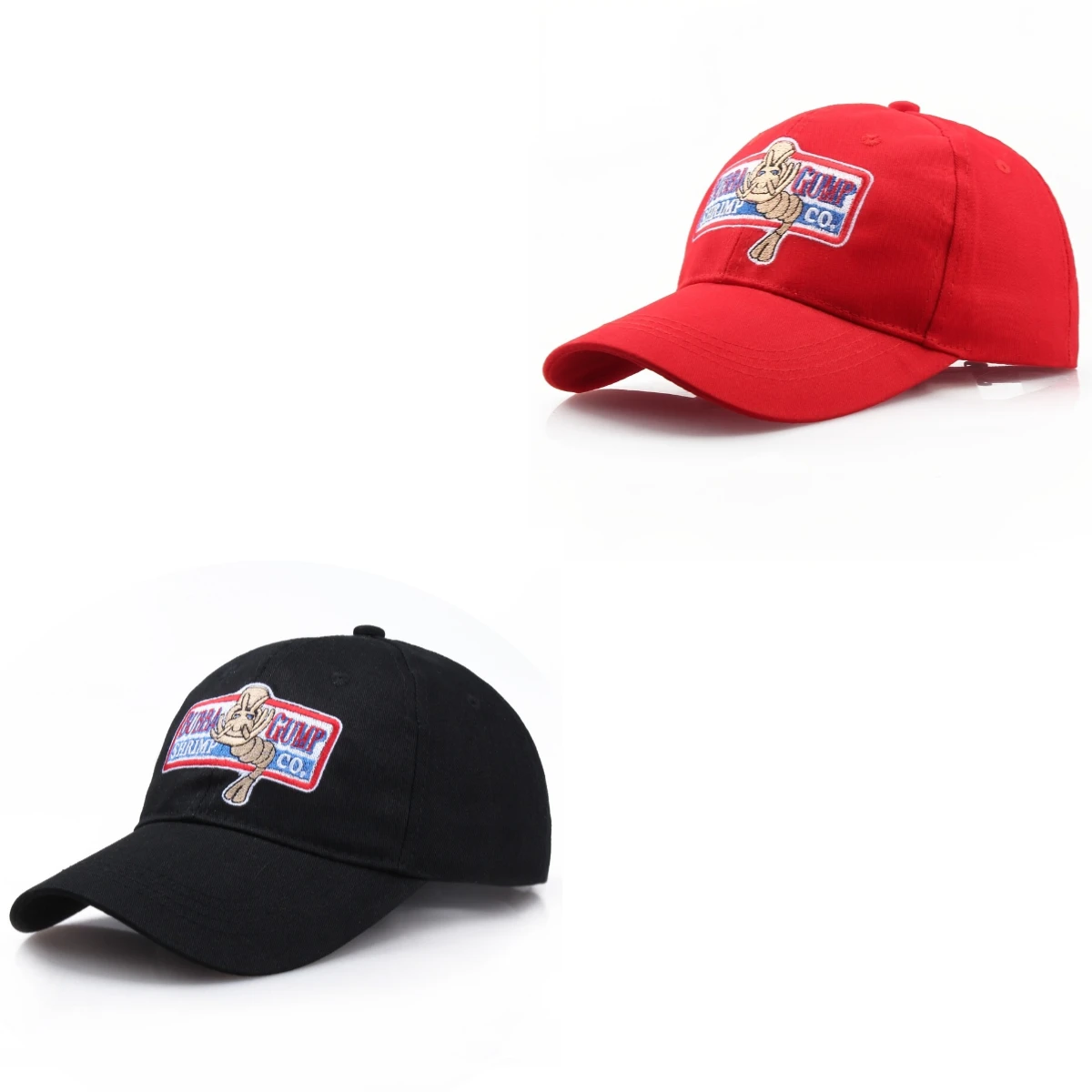 

High Quality Street Trend Baseball Cap Bubba Gump Shrimp Co Letter Embroidery Peaked Cap Unisex Four Seasons Adjustable Sun Hat