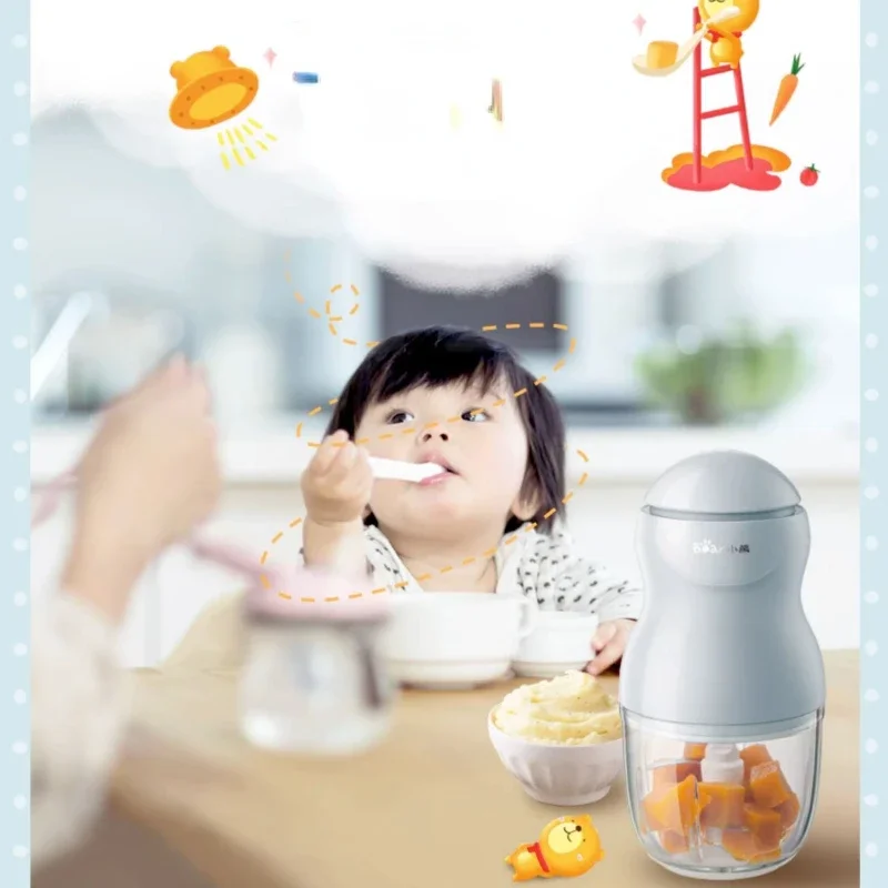 Babycook Baby and Infant Hand Blender Multi-Functional Stirring Small Mini Minced Meat Juice Grinder Meat Slicer Machine