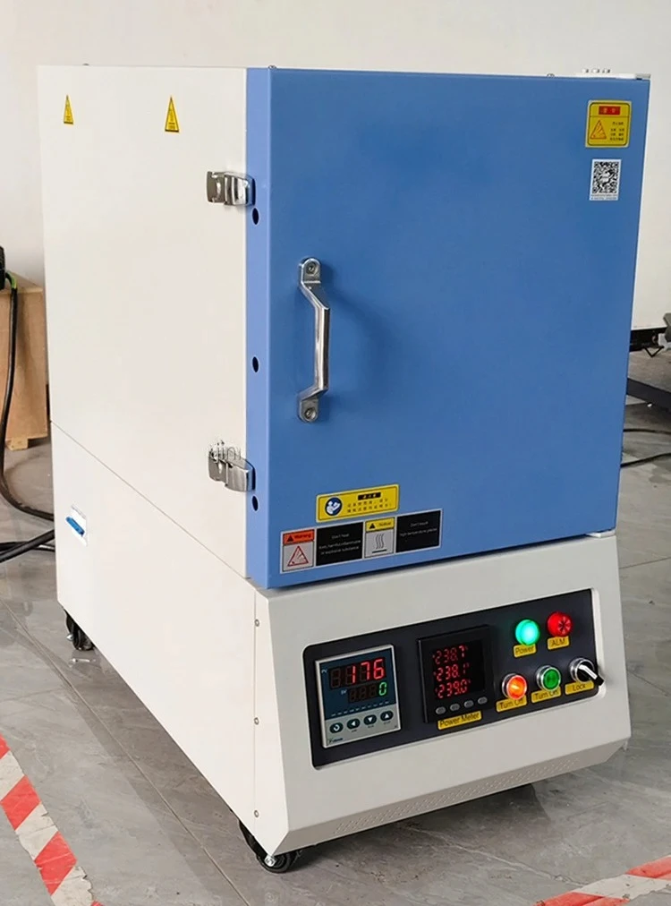 실험실용 1200도 세라믹 섬유 소결로 열처리 머플로