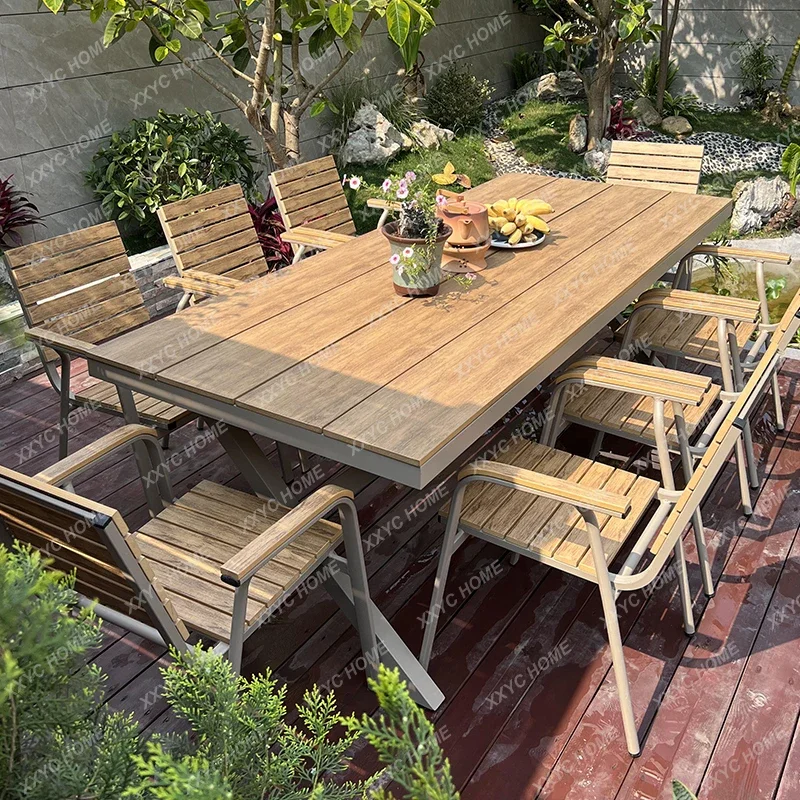 Premium Camping 4 Stools Table Rust-Proof Stainless Steel Eco-Friendly Durable Table Outdoor Patio