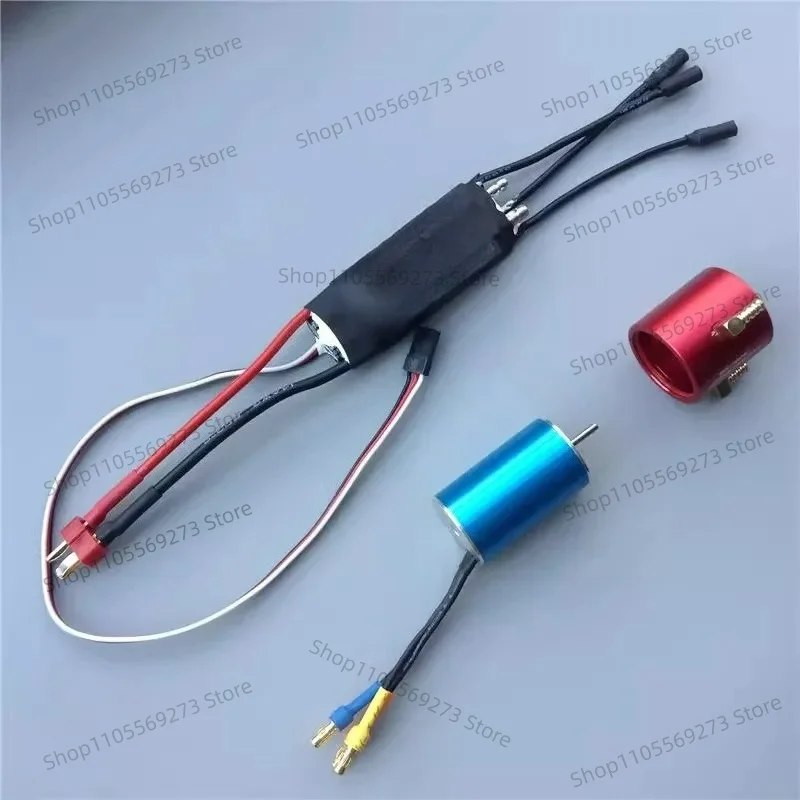 RC Boat Power Kit 2S-3S 40A Bidirectional Brushless ESC with 2440 Water-Cooled Motor