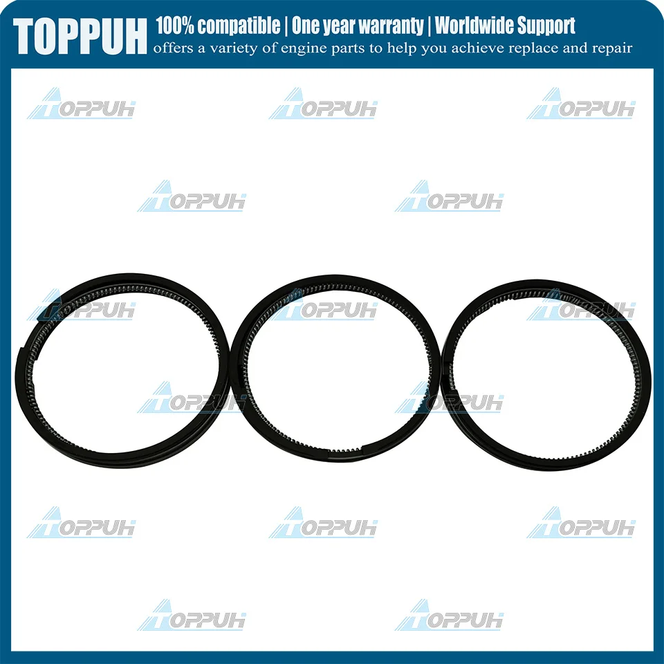 3 set D750 Piston Ring STD 68mm for KUBOTA D750