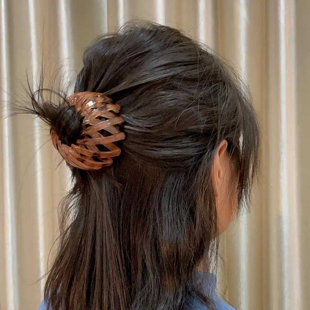 

Hairstyle Tools Hair Accessories Vintage Women Meatball Head Simple Bird's Nest Bun Maker Ponytail Buckle Hair Ring Hair Claw