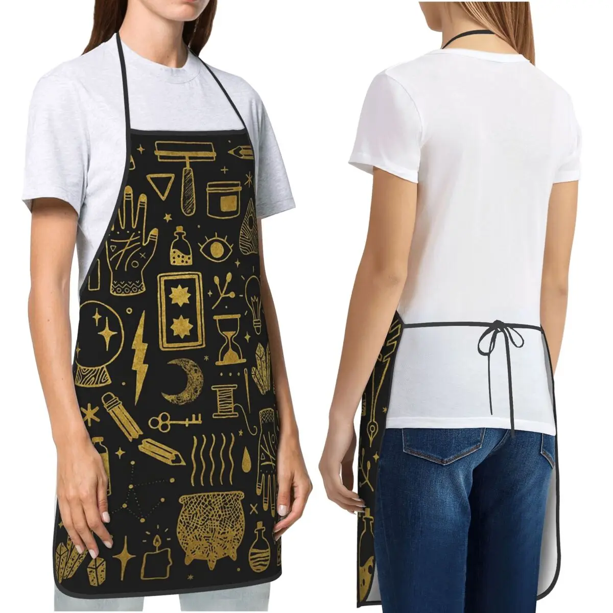 Make Magic Aprons Chef Cooking Baking Tablier Bib Kitchen Cleaning Pinafore for Women Men Gardening
