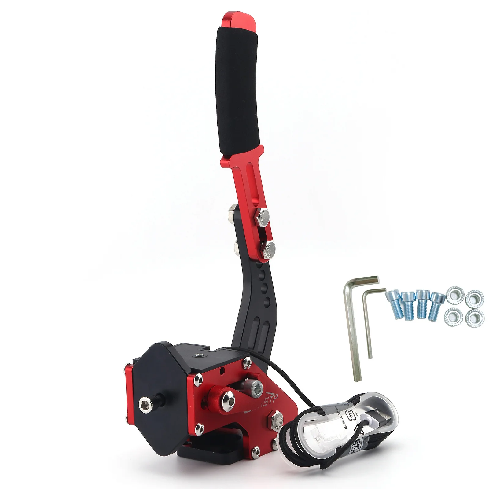 

For Racing Games T300 T500 USB Brake Drift Game Handbrake Racing Game Emulator for Logitech G29/G27/G25 PC 64bit Hall