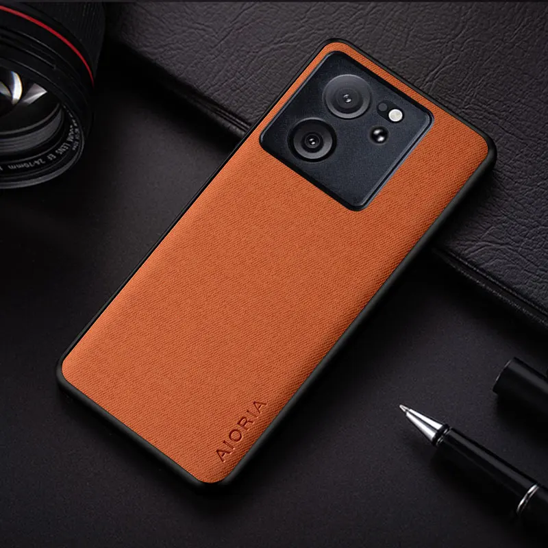 Case For Xiaomi 13T Pro coque lightweight durable textile leather cover for xiaomi 13T case funda