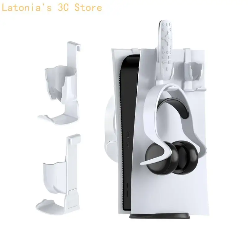 Weißes ABS-Rack, Präsentationsbereich, Zubehörständer, Schreibtisch-Seitenaufbewahrung für P5 X3UB – Detail 10