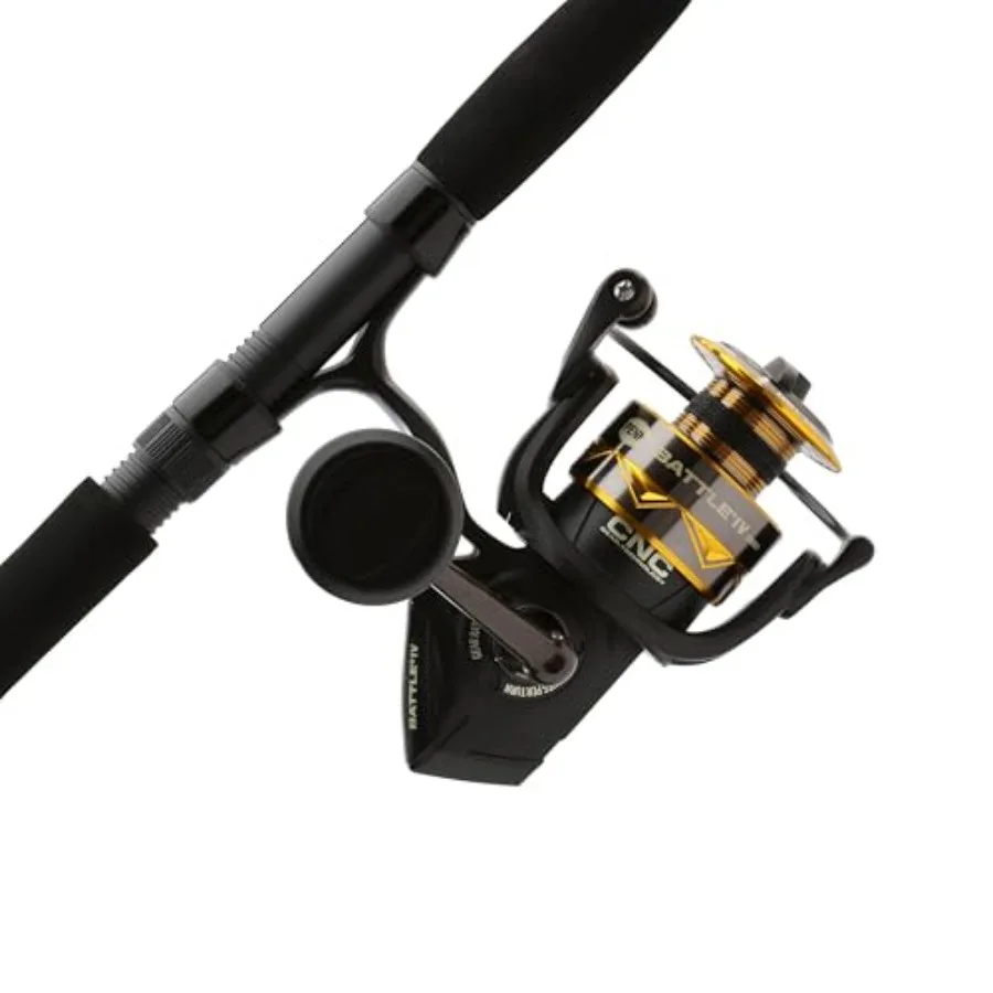 

HighPerformance Fishing Combo with Battle IV Spinning Reel and Fishing Rod for Saltwater and Freshwater Angling Ideal for LongD