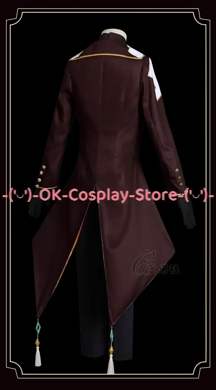 Game Genshin Impact Symphony Concert Zhongli Cosplay Costume Party Suit Anime Clothing Halloween Carnival Uniforms Custom Made