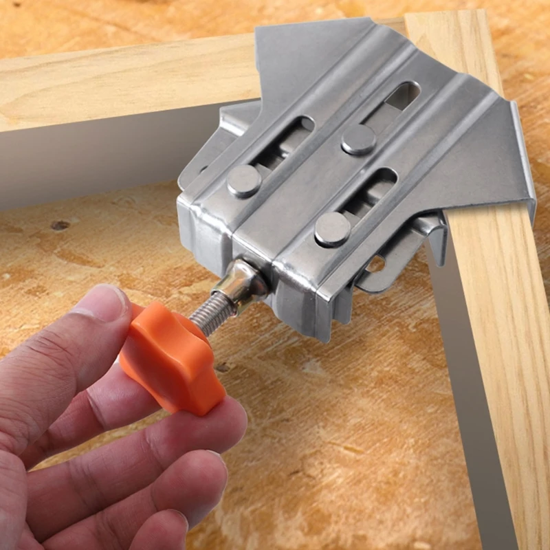 Stainless Steel Corner Clamp Right Angles Clamp Achieve Excellent Angles Perfect for DIY Projects & Home Renovations