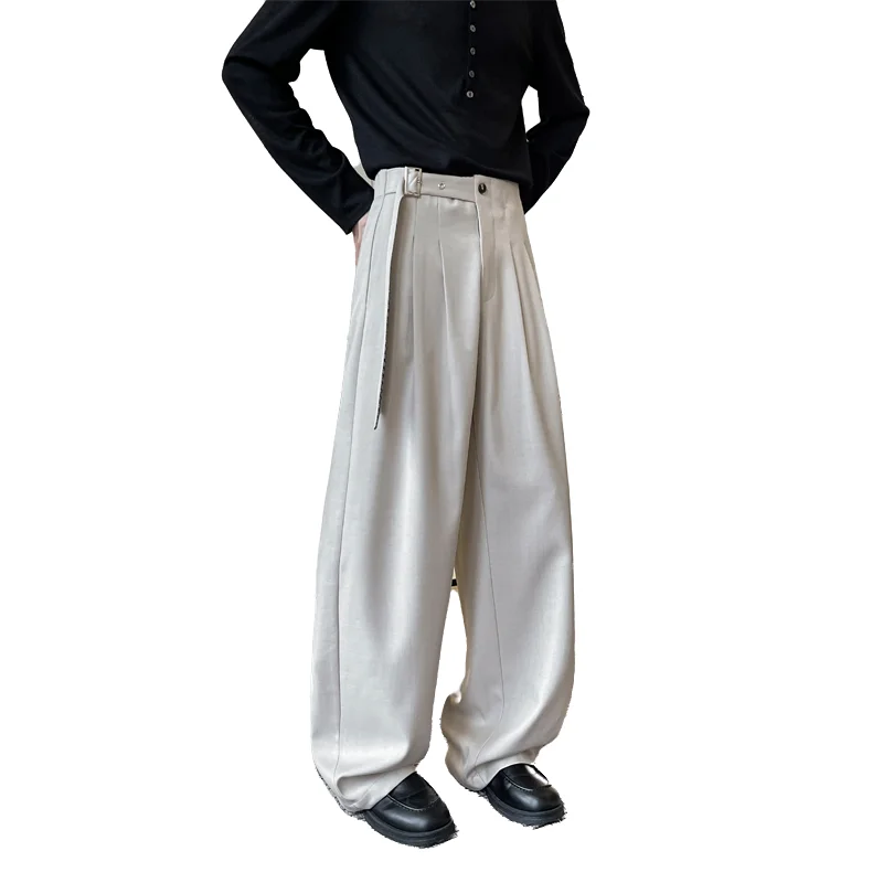 Unisex Trousers New Spring Summer Fashion Trendy Streetwear Loose Curved Blade Casual Pants Commuter Urban Comfortable Work Wear