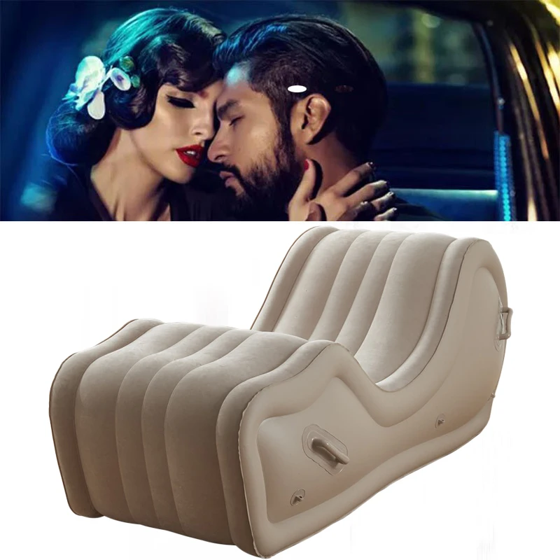 Couple Games Inflatable Sex Sofa Bed Chaise Living Room Furnitures for Tantra Sofa Air Rocking Seat Bdsm Toys Love Chair Sextoys