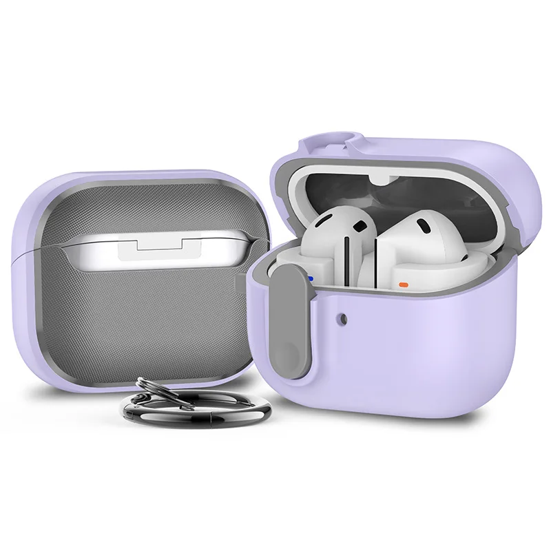 Samsung Galaxy Buds 3/3Pro ケース、安全なロック付き、Samsung