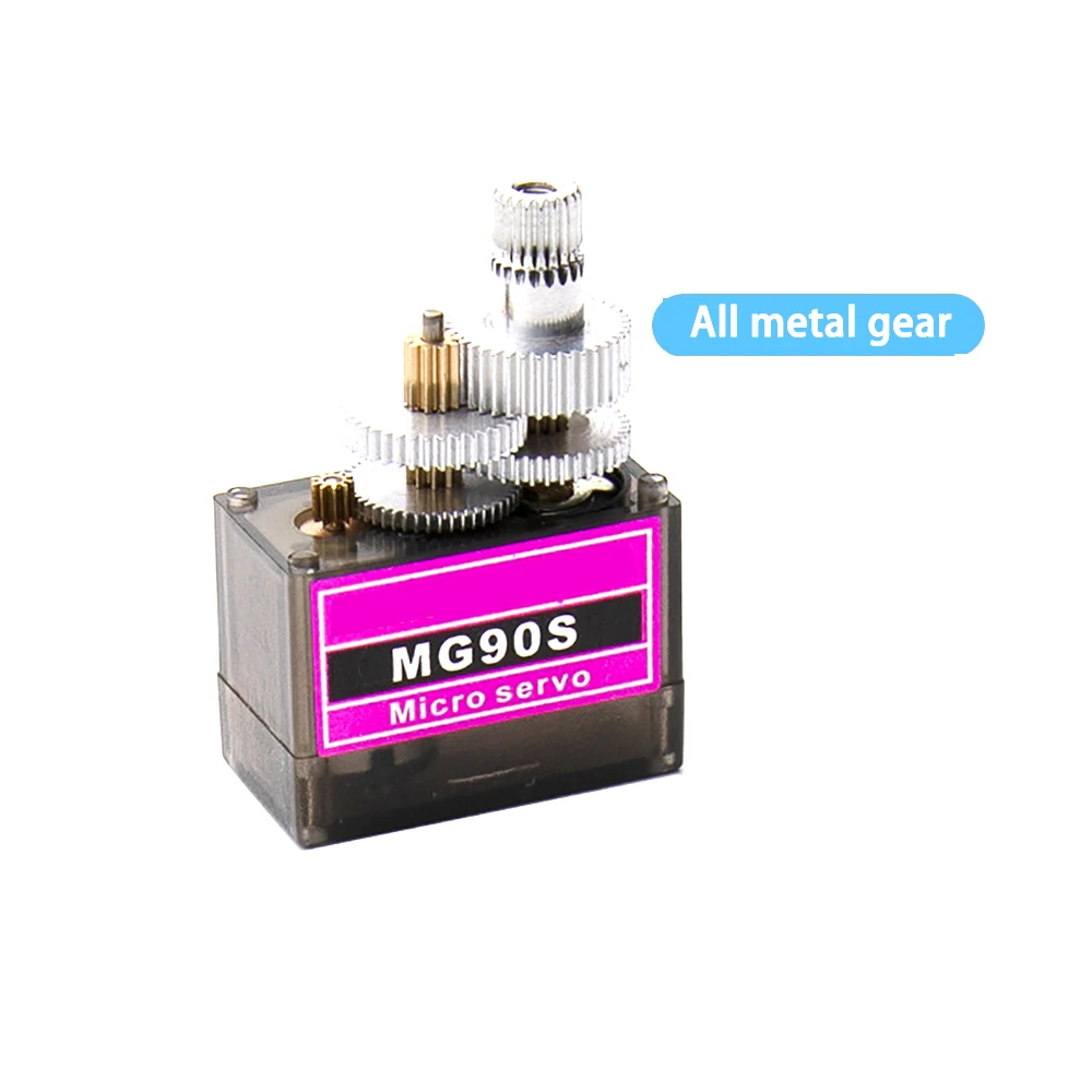 MG90S SG90 Servo 1/10/20Pcs All Metal Gear 9g SG90 versione aggiornata per elicottero aereo barca auto MG90 9G Trex 450 RC Robot