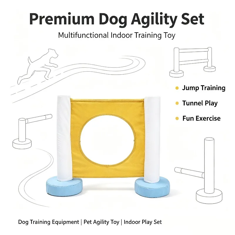 Dog Multifunctional Combination Trainer Pet Dog Indoor Running Training Interactive Toy Cross-border Pet Toy
