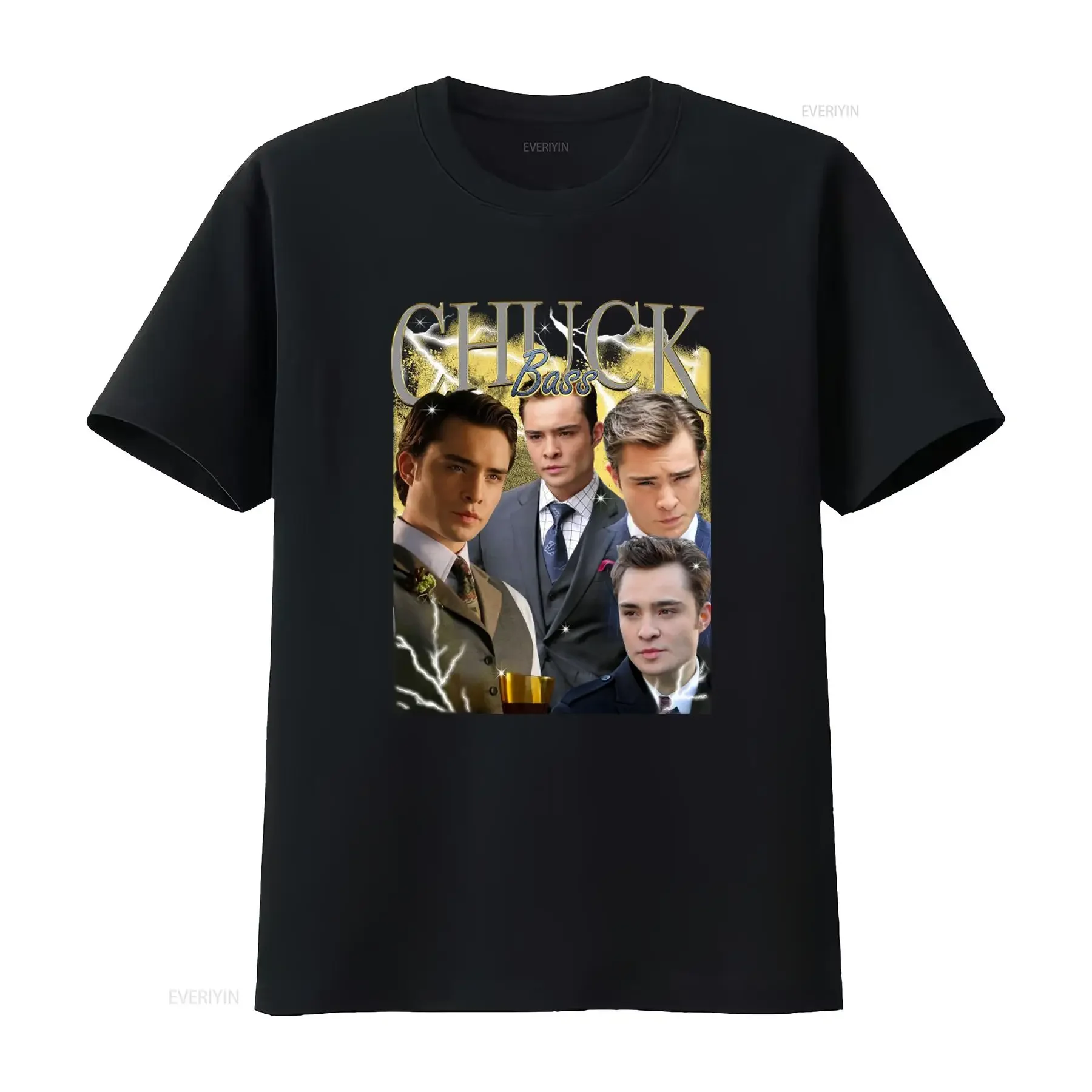 Chuck Bass Vintage Actor Inspired 90s Throwback Classic Retro T Shirt vintage Washed Stylish fashion Versatile Comfortable