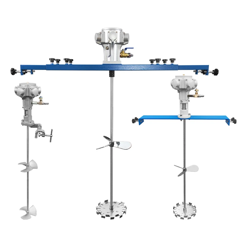 Pneumatic mixer 50/100/250 high-power paint coating industrial chemical ink glue mixer