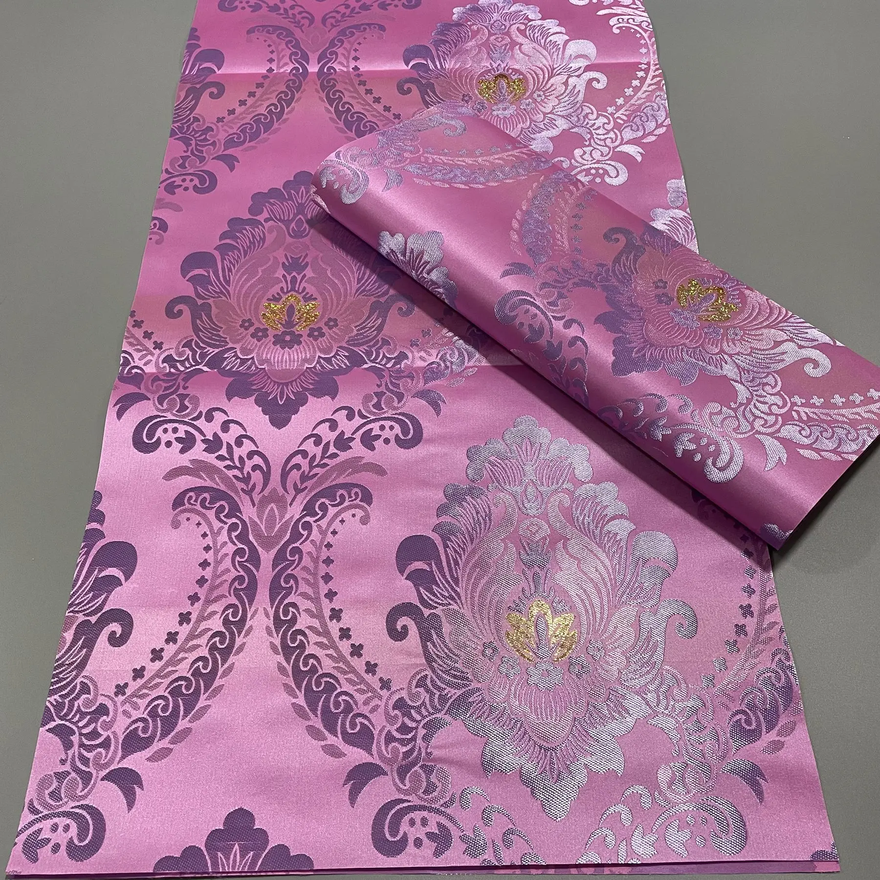 

2026 Nigerian Fashion Damask Sego 2-Piece Multi-Color African Headtie Set Women's Hair Wraps 48x230cm Fabric Hairtie for Styling