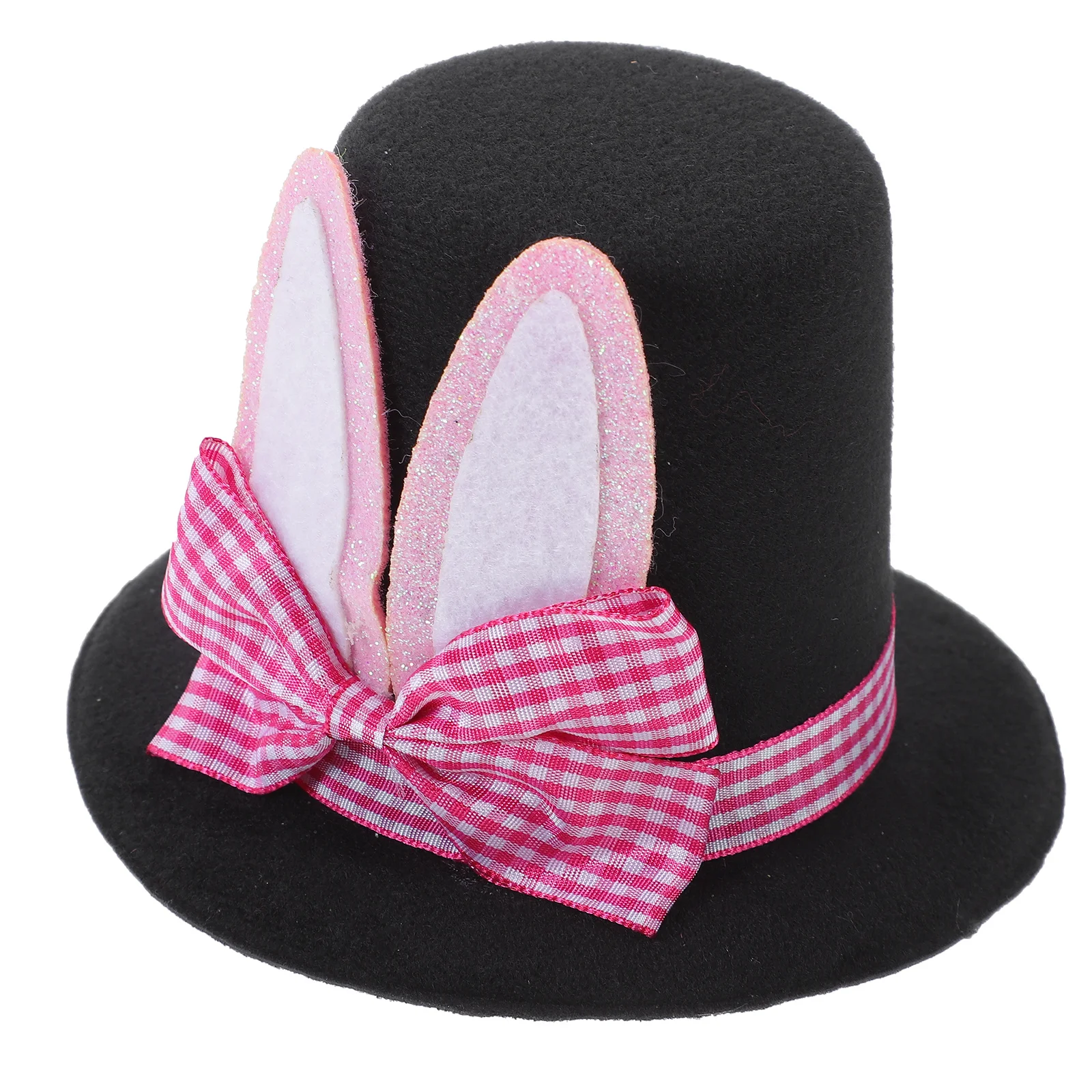 

Small Easter Top Hat Hair Clip Mini Bunny Ears Bowknot Holiday Accessory Women Hair Fascinator Easter Hats Tiny Hats