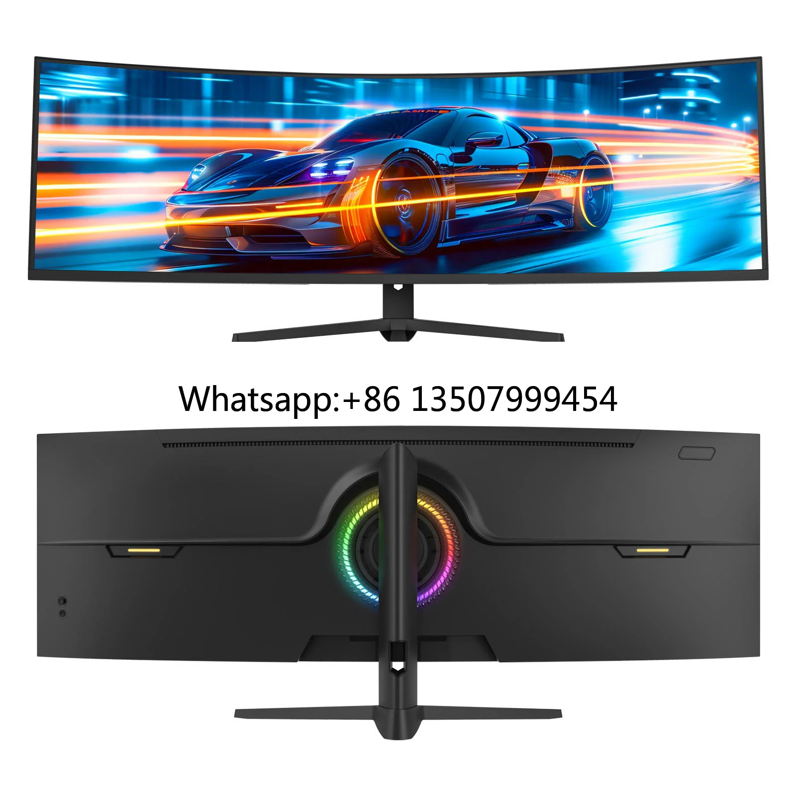 Pc Gaming Ultrawide Monitor - 5120*1440 5Kウルトラワイド曲面ゲーミングモニター 49インチVAパネル 120Hz 1ms HDR