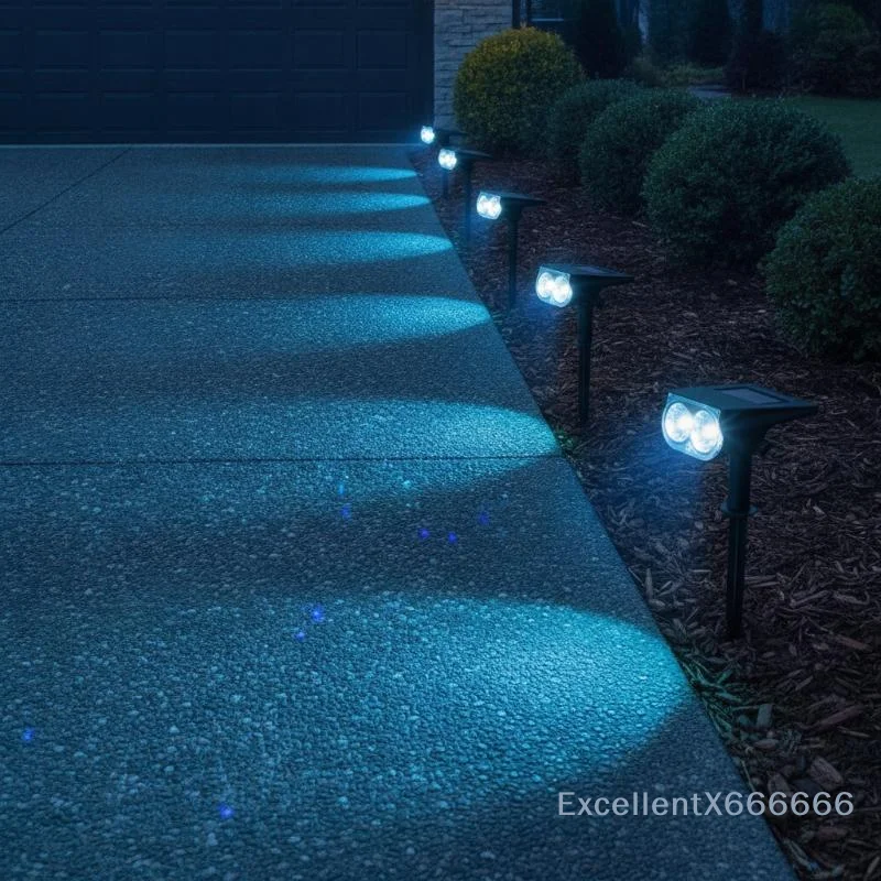 Solar Power Light Adjustable Light Temperature Solar Garden Light outdoor IP65 Solar Lamp Super Bright Solar Spotlight