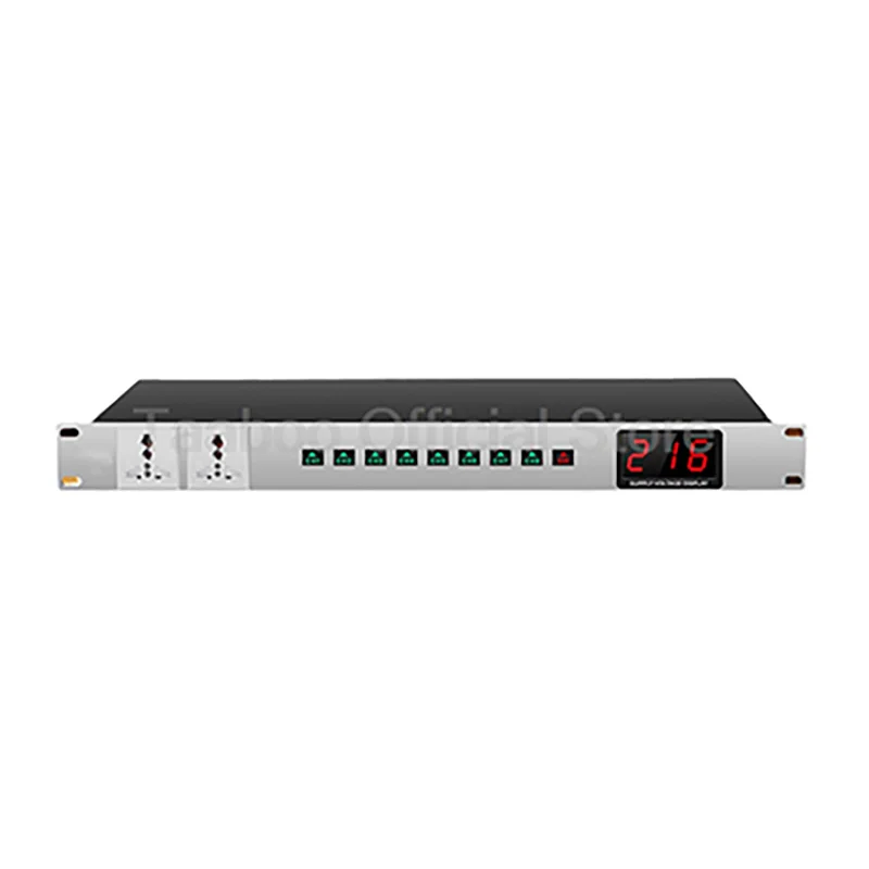 10000W Output Sequencer 8+2 Channels Power Manager On Off Smart Control Audio Distributor 30A Each Circuit For Sound System DJ