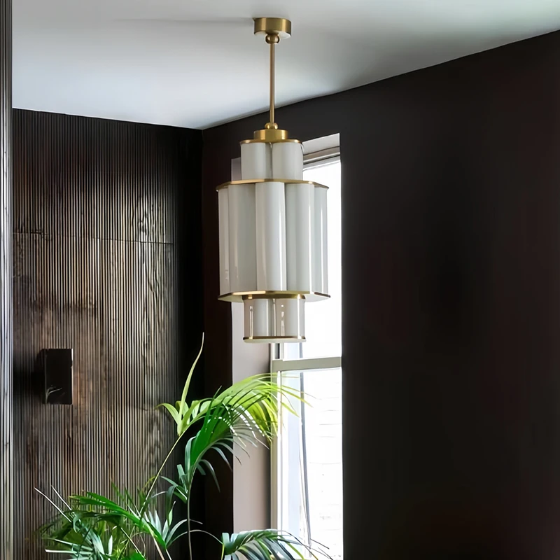 3-tier Modern Hanging Chandelier For Living Room Bedroom Loft Round White Acrylic Pendant Light Stainless Steel Ceiling Lamp