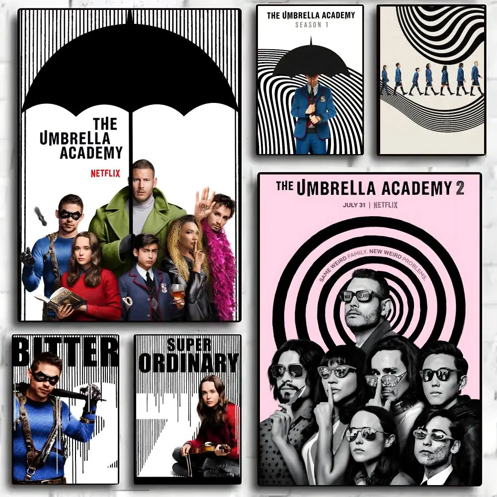 Umbrella Academy Classic TV Poster Wall Art Print Art Suitable For Living Room Bedroom Bar Parlor Home Decoration Gift