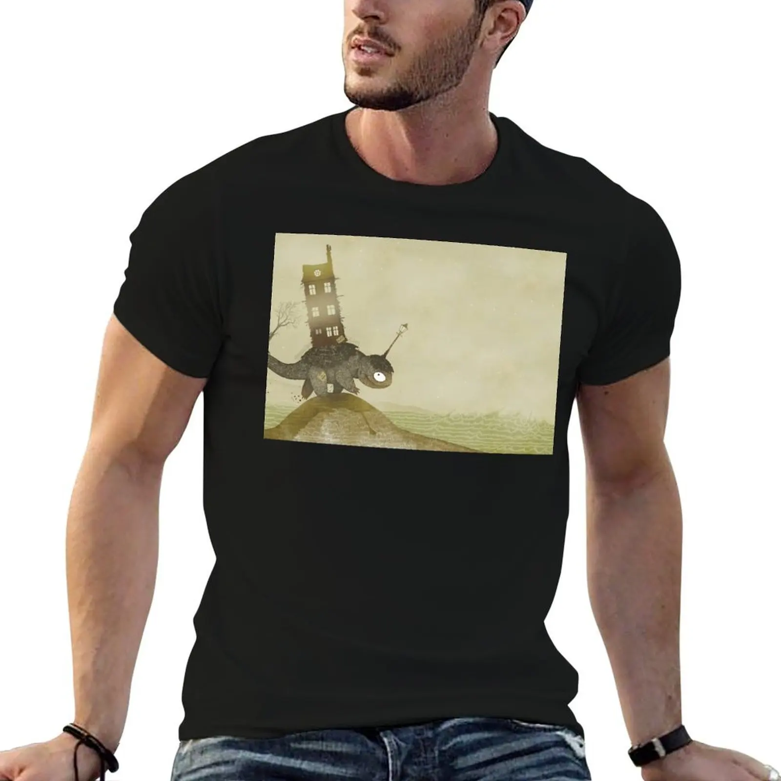 Moving House T-Shirt korean fashion vintage clothes mens graphic t-shirts hip hop