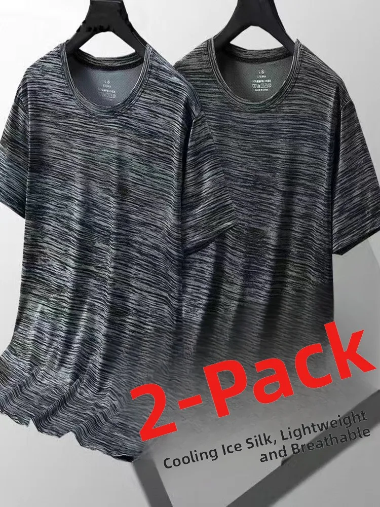 

Футболка из ледяного шелка ort Sve, мужская летняя тонкая дышащая футболка Qui Dry Fitn Spor, легкий, крутой, круглый, Ne