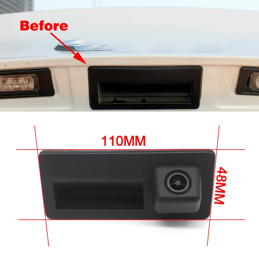Car Trunk Handle Camera For Volkswagen For VW Caddy MK3 2K 2015 2016 2017 2018 2019 CCD Night Visioin Backup Rear View camera