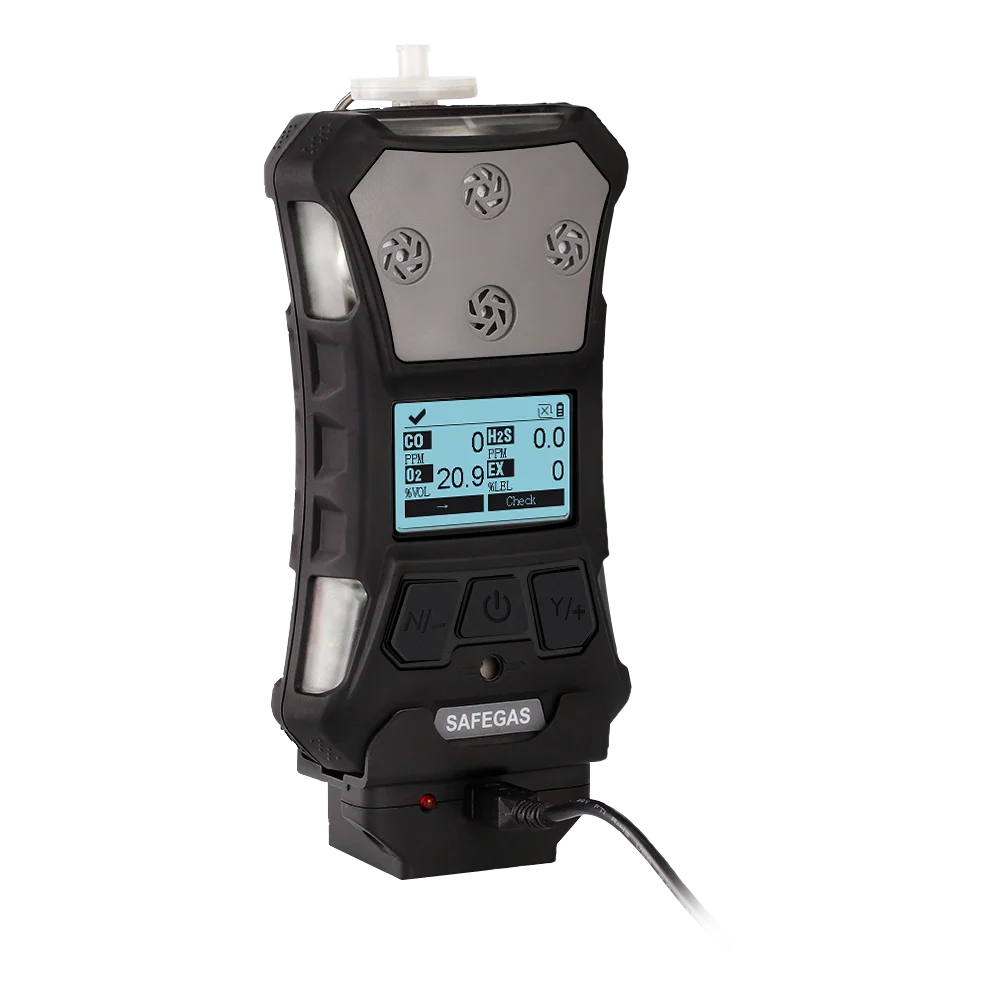 

Gas Detector 5 In 1 Pump Gas Meter Portable Multi Gas Analyzer IP67 68 Waterproof Explosion-proof