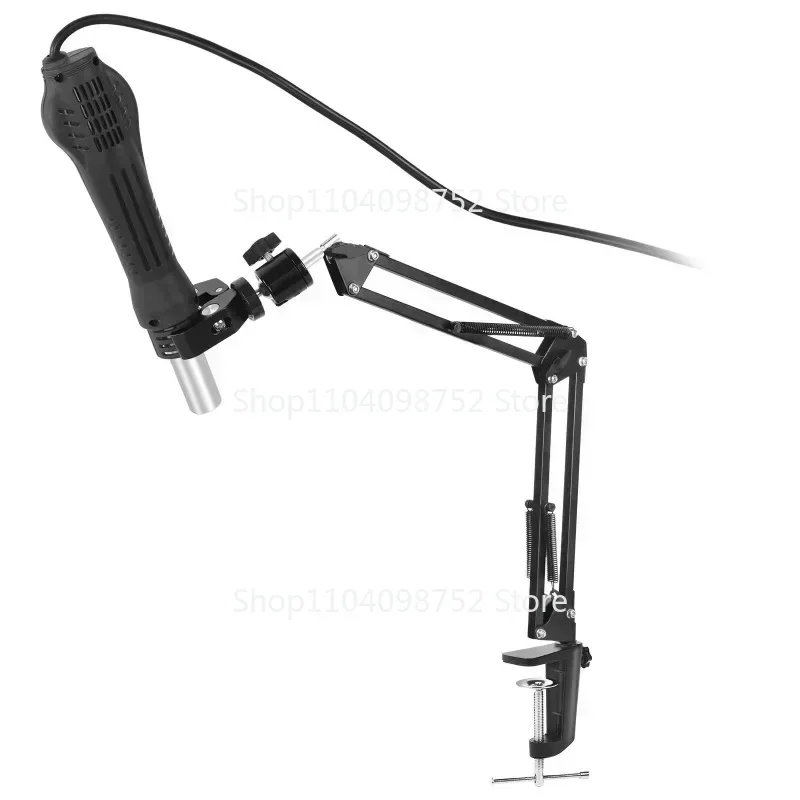 360° Rotatable Motherboard Fixture Hair Dryer Holder Third Soldering Helping Hands Heat Gun Bracket Welding Tool
