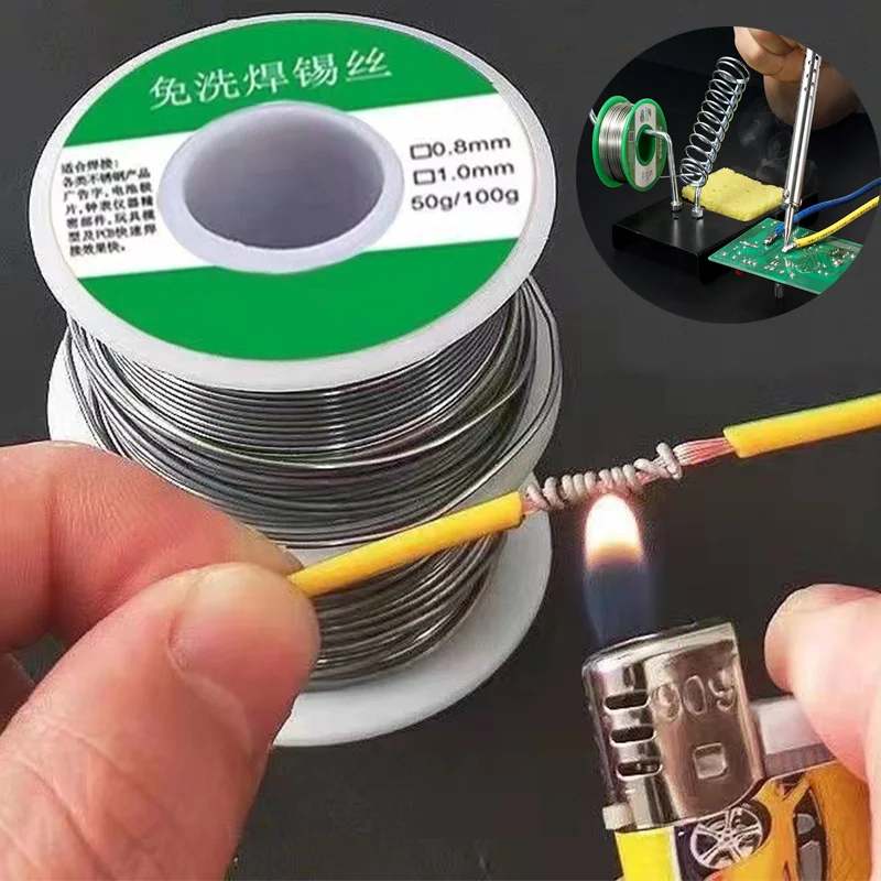 20g-100g Solder Tin Wire Eco-friendly Low Melting Point No Clean Needed SN99.3CU0.7 Leady Free/Leady Soldering Tin Wire