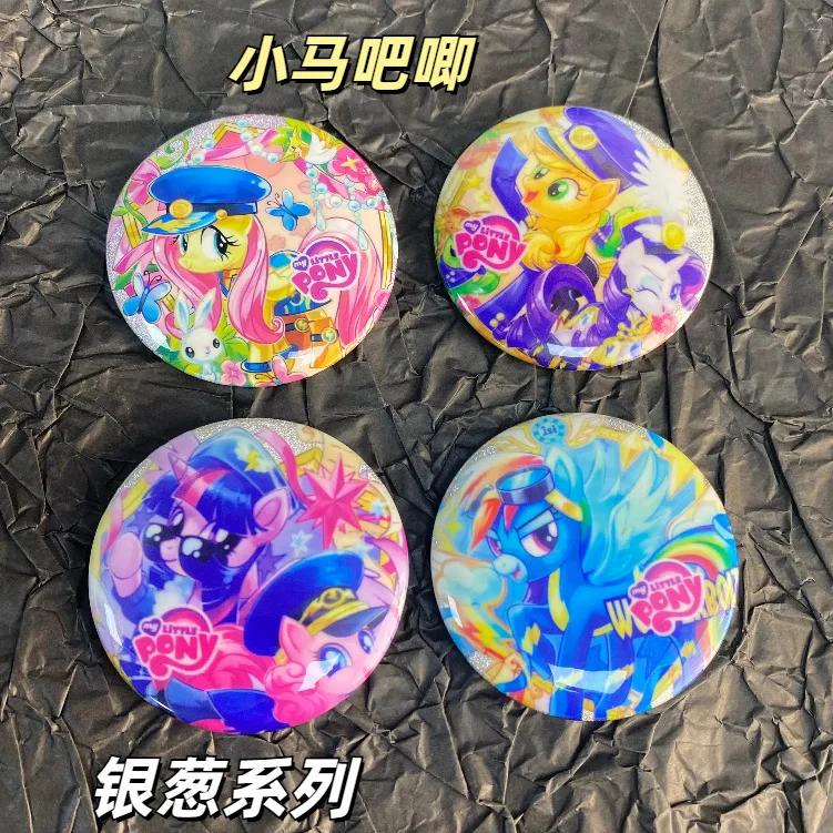 

My Little Pony Baoli Rainbow Sweet Rainbow Biqi Rare Apple Jiaer Double Smooth Silver Onion Bar Chi Брошь Значок Diy Декор Подарки