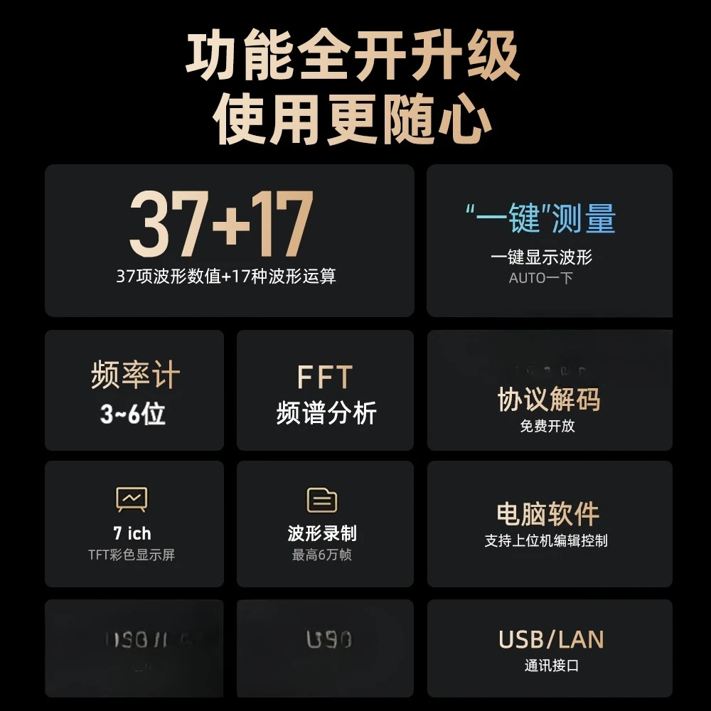 راسم الذبذبات الرقمي، ثنائي القناة 100M200M #2