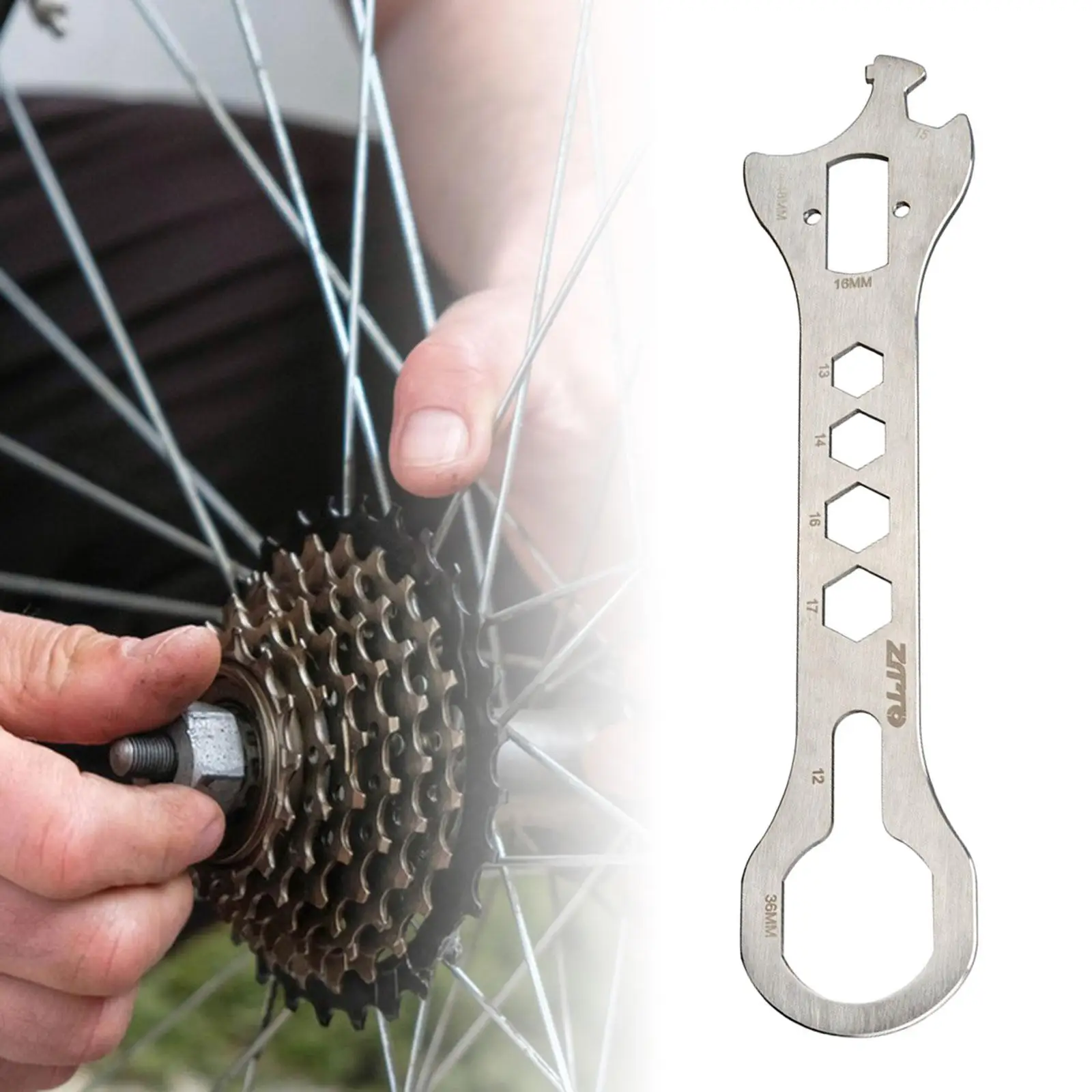 

Bicycle Bottom Bracket Tool Bottom Bracket Wrench Professional Square Hole Sturdy Portable Lock Rings Installation BB Wrench