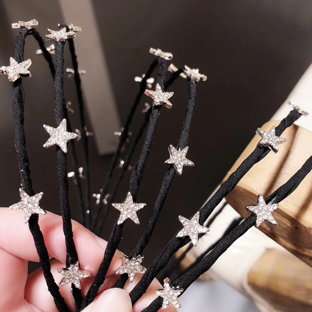 Luxury Double Row Band Bright Shiny Finish Exquisite Workmanship Female Hair Accessory for Church Event Evening