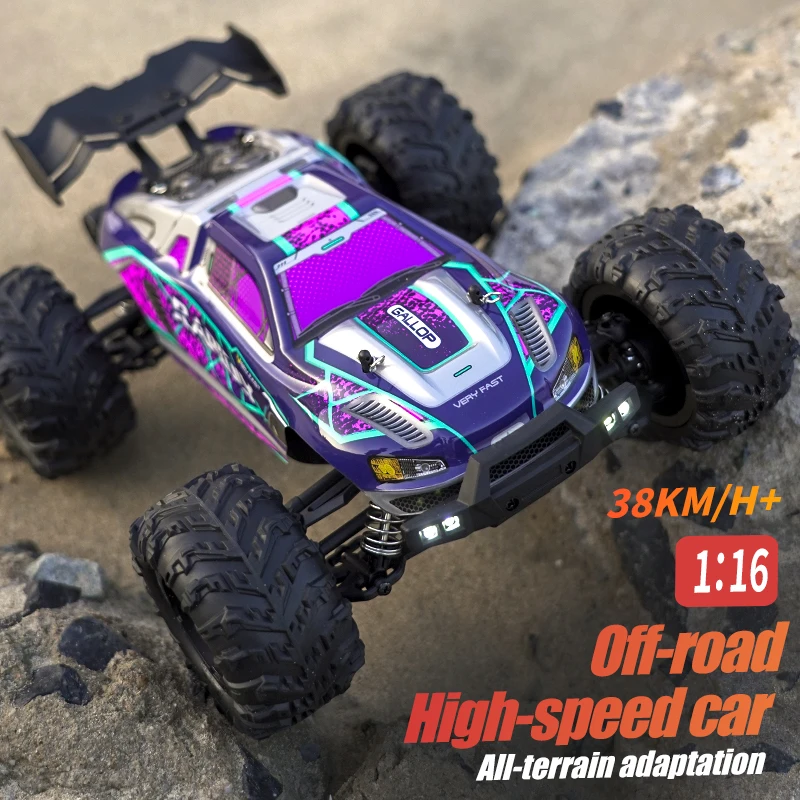 1/16 16101 16102 RC 4x4 zdalnie sterowanym samochodowym 50 KM/H 2.4G elektryczny, wysoki prędkość Off-Road 4WD 1/16 Monster Truck zabawki dla